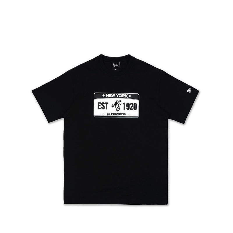 Ss Tee License Plate Men's T-Shirt - Black