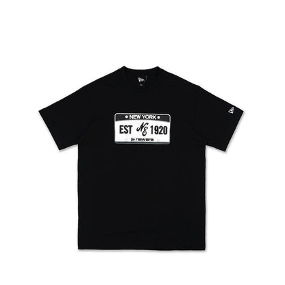 Ss Tee License Plate Men's T-Shirt - Black
