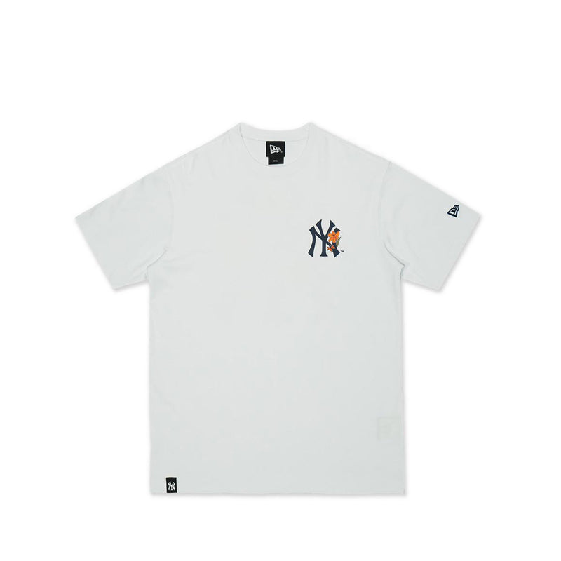 Ss Tee Floral New York Yankees Men's T-Shirt - White