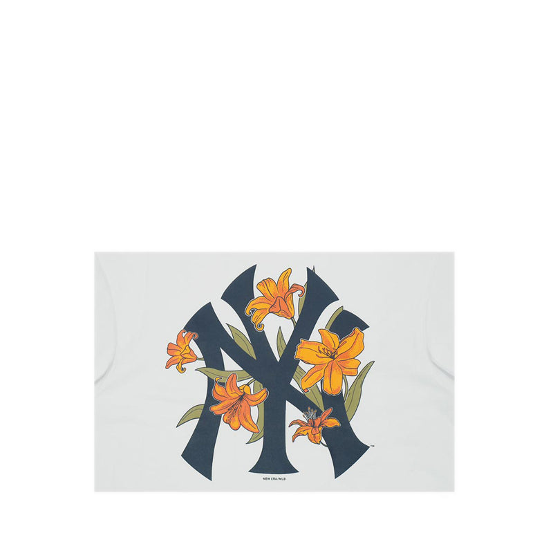 Ss Tee Floral New York Yankees Men's T-Shirt - White