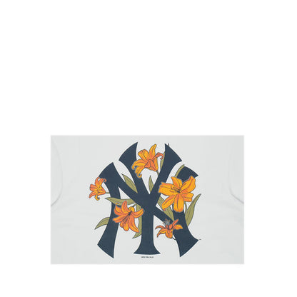 Ss Tee Floral New York Yankees Men's T-Shirt - White