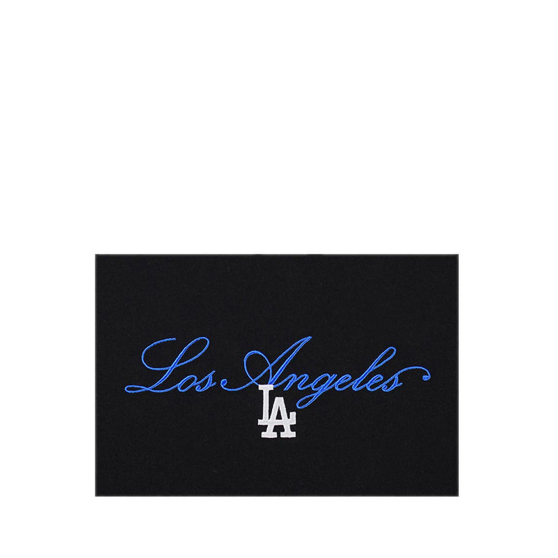 Ss Tee Cross Panels Script Los Angeles Dodgers Men's T-Shirt - Black