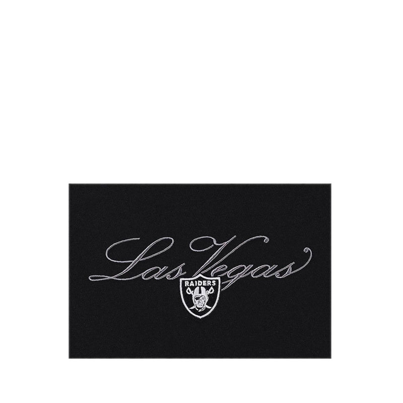 Ss Tee Cross Panels Script Las Vegas Raiders Men's T-Shirt - Black