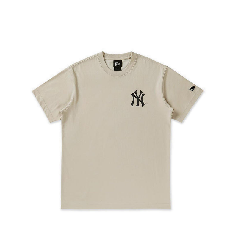 Ss Tee Cap Graphic New York Yankees Men's T-Shirt - Vintage Stone