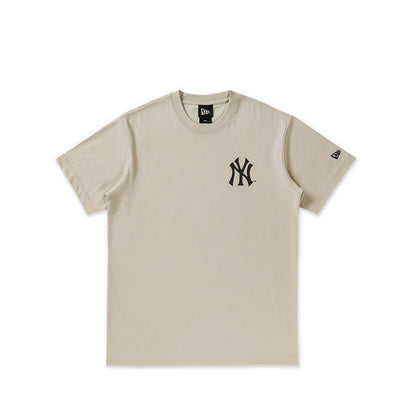 Ss Tee Cap Graphic New York Yankees Men's T-Shirt - Vintage Stone