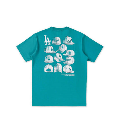 Ss Tee Cap Graphic Los Angeles Dodgers Men's T-Shirt - Northwest Green