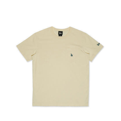 Ss Pocket Tee Color Era Los Angeles Dodgers Men's T-Shirt - Ivory