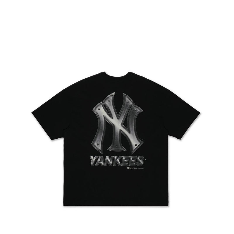 Oversized Ss Tee Trend Pop New York Yankees Men's T-Shirt - Black