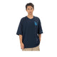 Oversized Ss Tee Shattered Logo Los Angeles Dodgers Men's T-Shirt - Oceanside Blue