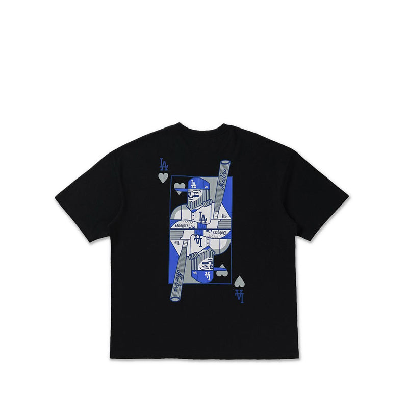 Os Ss Tee Playing Cards Los Angeles Dodgers Men's T-Shirt - Black