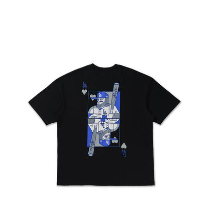 Os Ss Tee Playing Cards Los Angeles Dodgers Men's T-Shirt - Black