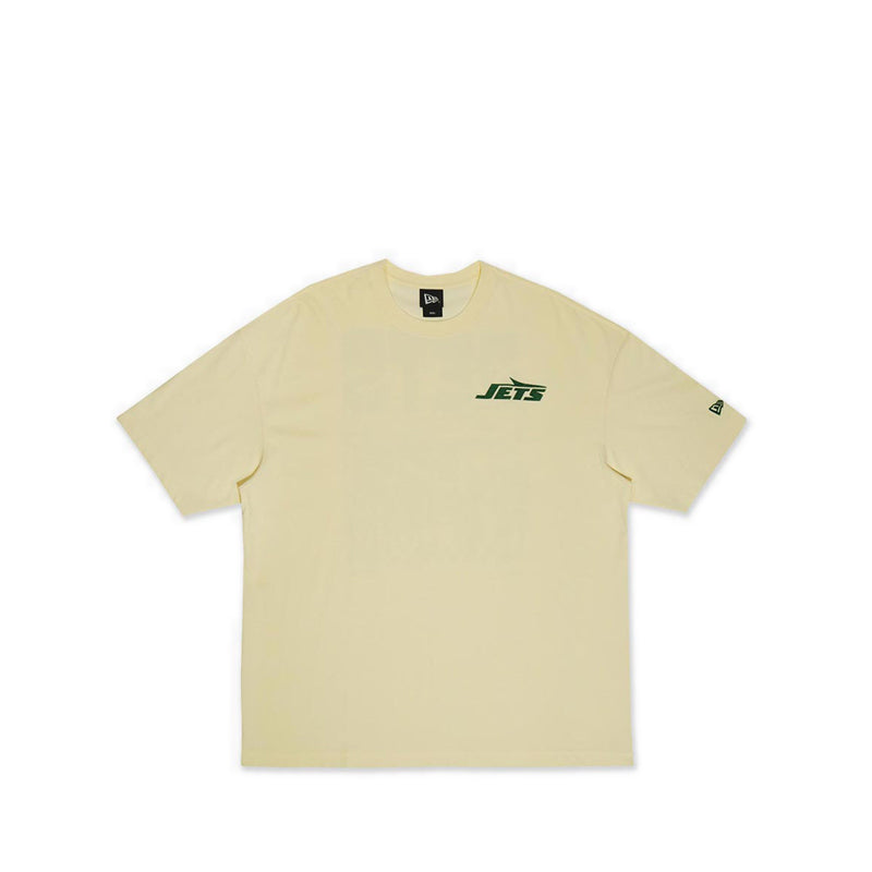 Oversized Ss Tee NFL Restro New York Jets Men's T-Shirt - Chrome White
