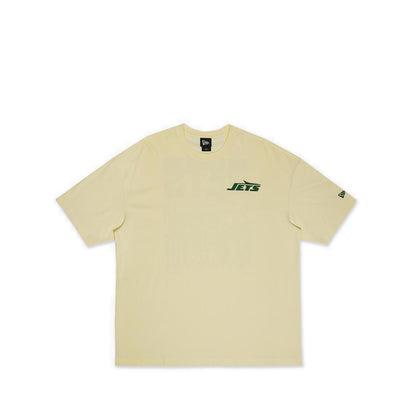 Oversized Ss Tee NFL Restro New York Jets Men's T-Shirt - Chrome White