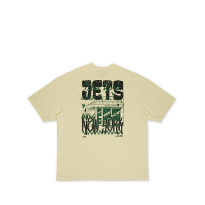Oversized Ss Tee NFL Restro New York Jets Men's T-Shirt - Chrome White