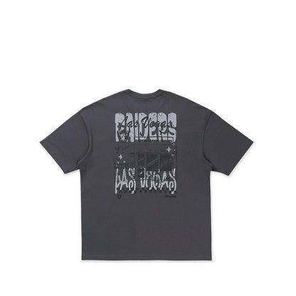 Oversized Ss Tee NFL Restro Las Vegas Raiders Men's T-Shirt - Graphite