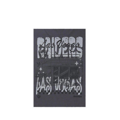 Oversized Ss Tee NFL Restro Las Vegas Raiders Men's T-Shirt - Graphite