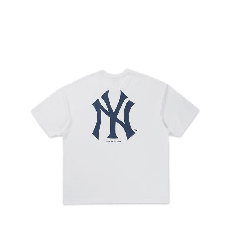 Oversized Ss Tee Ne Fan Fam New York Yankees Men's T-Shirt - White