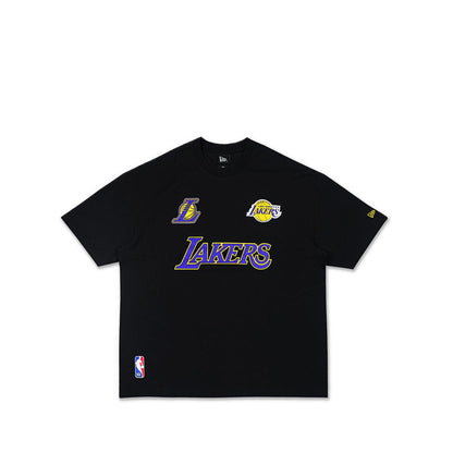 Oversized Ss Tee Ne Fan Fam Los Angeles Lakers Men's T-Shirt - Black