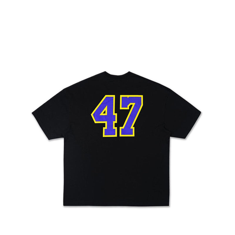 Oversized Ss Tee Ne Fan Fam Los Angeles Lakers Men's T-Shirt - Black