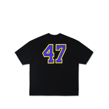 Oversized Ss Tee Ne Fan Fam Los Angeles Lakers Men's T-Shirt - Black