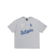 Oversized Ss Tee Ne Fan Fam Los Angeles Dodgers Men's T-Shirt - Dolphin Gray