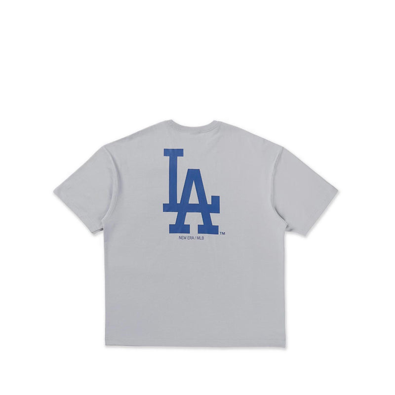 Oversized Ss Tee Ne Fan Fam Los Angeles Dodgers Men's T-Shirt - Dolphin Gray