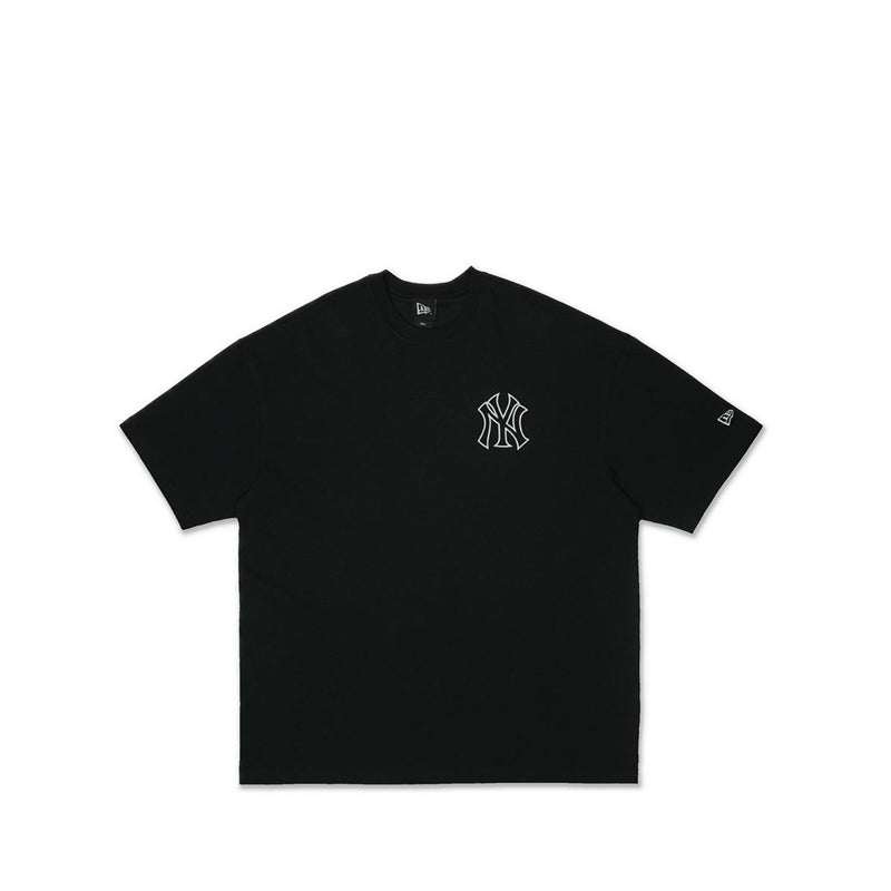Oversized Ss Tee Mlb Arch New York Yankees Men's T-Shirt - Black