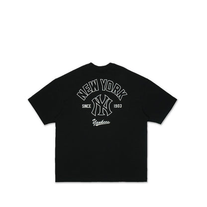 Oversized Ss Tee Mlb Arch New York Yankees Men's T-Shirt - Black