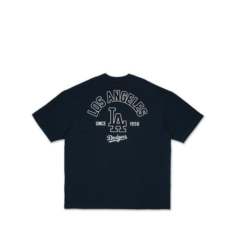Oversized Ss Tee Mlb Arch Los Angeles Dodgers Men's T-Shirt - Oceanside Blue