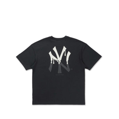 Oversized Ss Tee Glow In The Dark New York Yankees Men's T-Shirt - Black