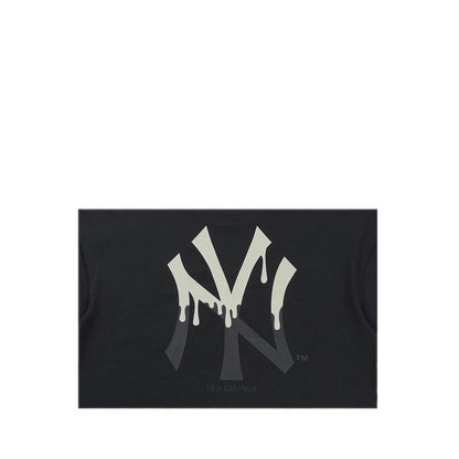 Oversized Ss Tee Glow In The Dark New York Yankees Men's T-Shirt - Black