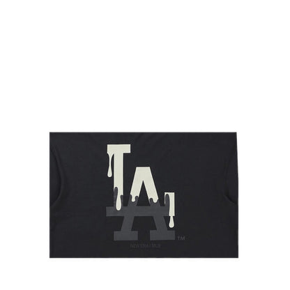 Oversized Ss Tee Glow In The Dark Los Angeles Dodgers Men's T-Shirt - Black