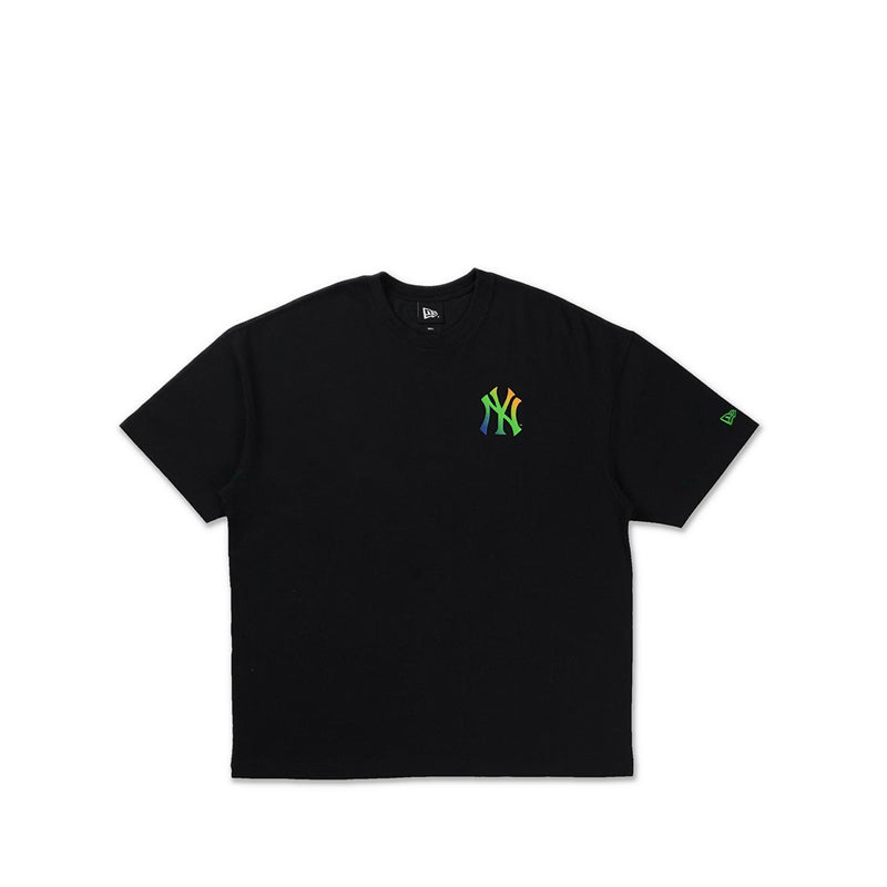 Oversize Ss Tee Assoted Graphic Tee New York Yankees Men's T-Shirt - Black