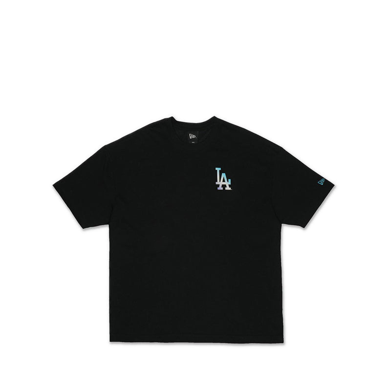Oversize Ss Tee Assoted Graphic Tee Los Angeles Dodgers Men's T-Shirt - Black