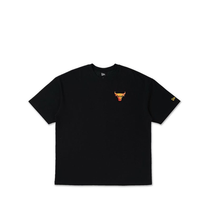 Oversize Ss Tee Assoted Graphic Tee Chicago Bulls Men's T-Shirt - Black
