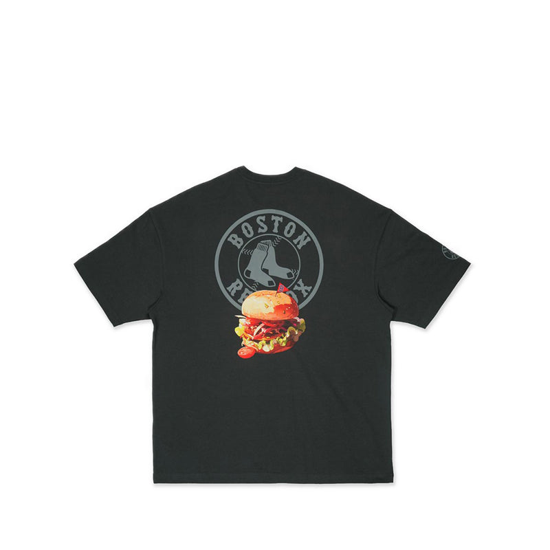 Oversized Ss Tee Assorted Graphic Tee Boston Red Sox Men's T-Shirt - Steel Clouds