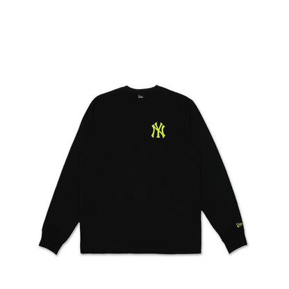 Ls Tee Color Era New York Yankees Men's T-Shirt - Black