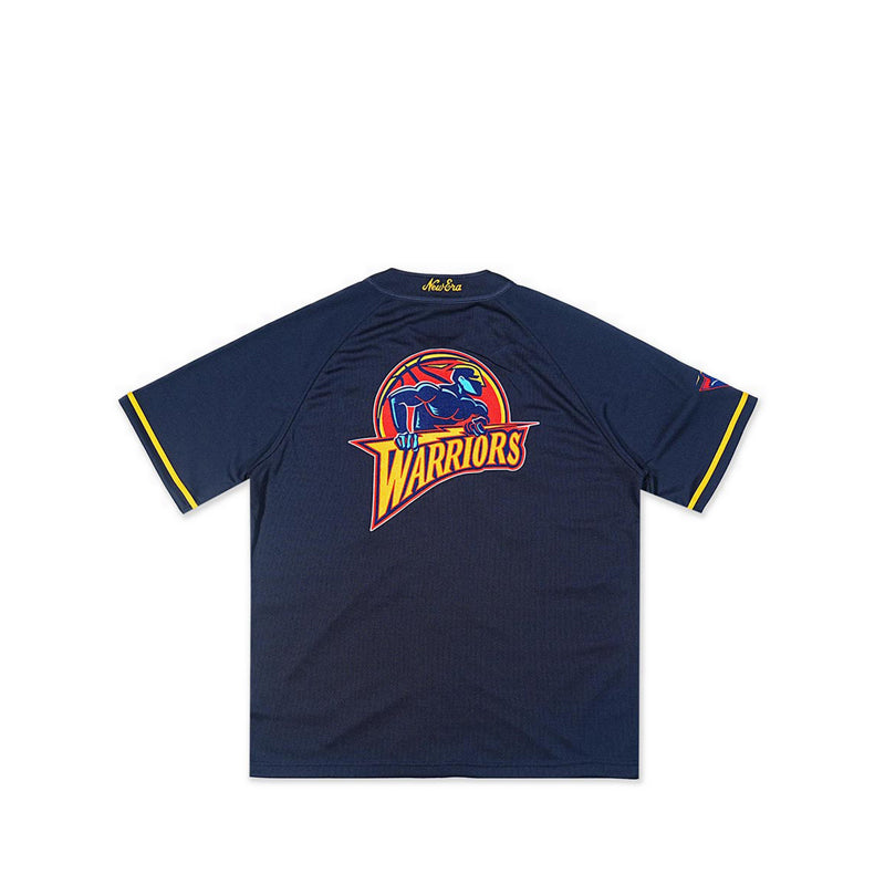 Baseball Jersey NBA Hardwod Classic Golden State Warriors Men's T-Shirt - Navy