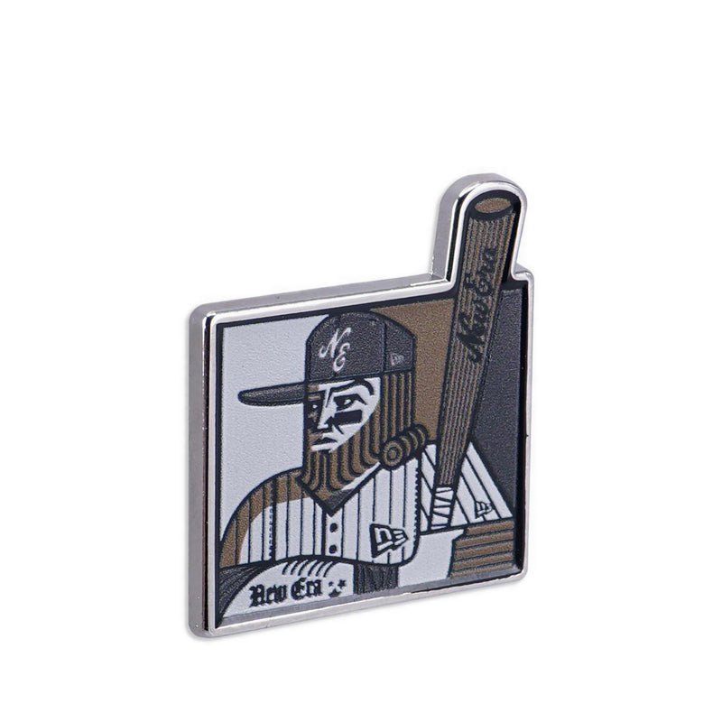 Pin New Era Seasonal Pin Player Unisex Acc - Silver