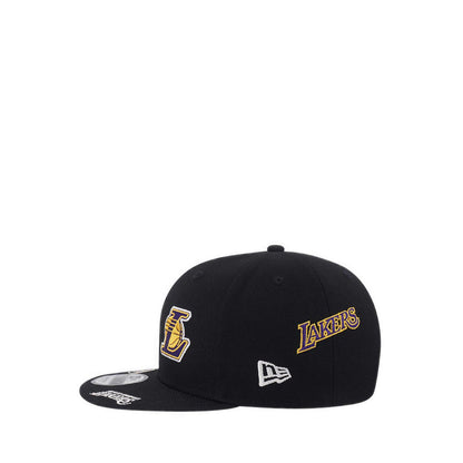 9FIFTY Nba Allover Los Angeles Lakers Men's Caps - Black