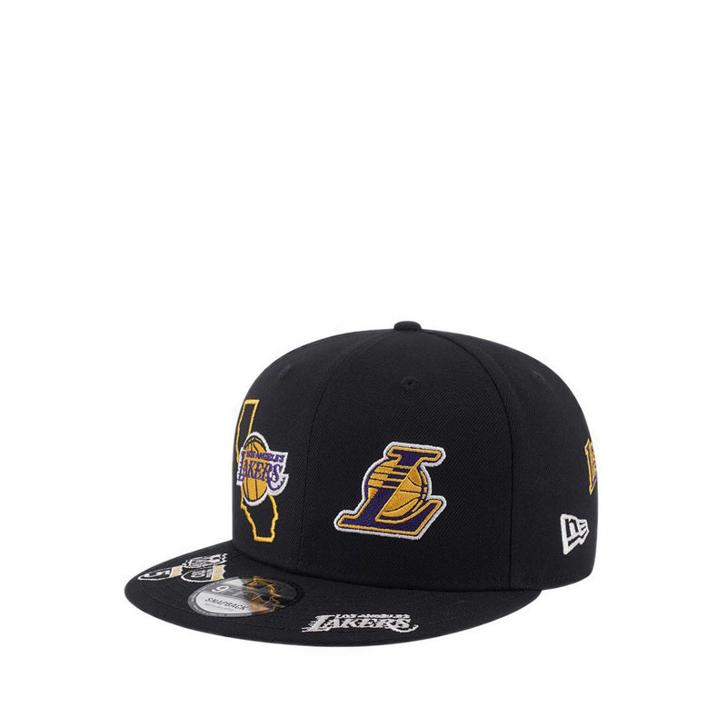 9FIFTY Nba Allover Los Angeles Lakers Men's Caps - Black