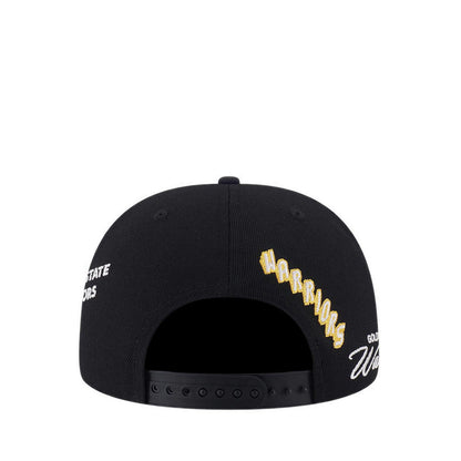 9FIFTY Nba Allover Golden State Warriors Men's Caps - Black