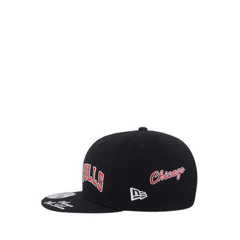 9FIFTY Nba Allover Chicago Bulls Men's Caps - Black