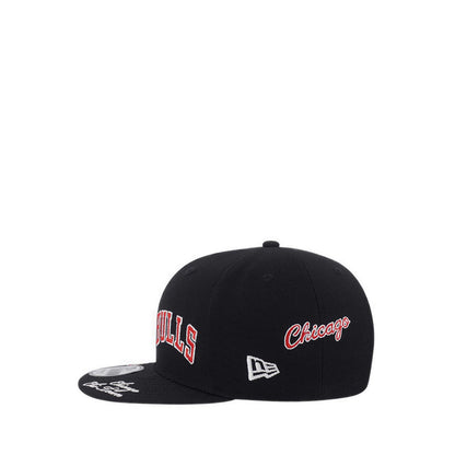 9FIFTY Nba Allover Chicago Bulls Men's Caps - Black