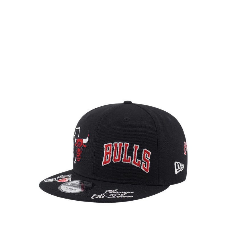 9FIFTY Nba Allover Chicago Bulls Men's Caps - Black