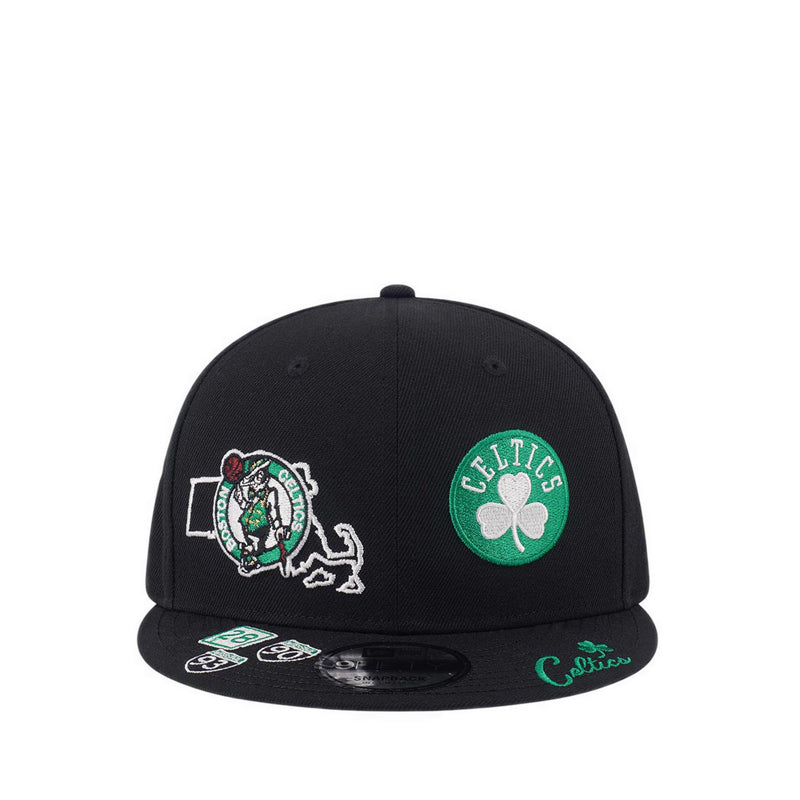 9FIFTY Nba Allover Boston Celtics Men's Caps - Black