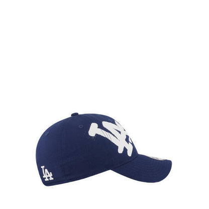 9FORTYUnst Spray Paint Los Angeles Dodgers Men's Caps - Oceanside Blue