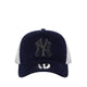 9FORTY A-Frame Trucker Metal Badge Corduroy New York Yankees Men's Caps - Navy