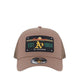 9FORTY A-Frame Trucker License Plate Oakland Athletics Men's Caps - Khaki