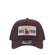 9FORTY A-Frame Trucker License Plate Los Angeles Dodgers Men's Caps - Walnut
